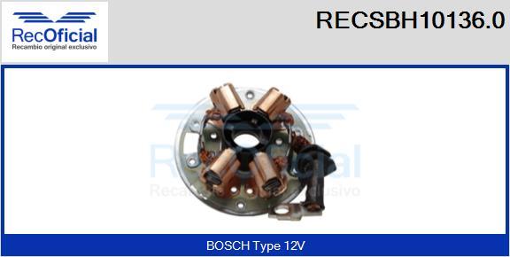 RECOFICIAL RECSBH10136.0 - Държач, карбонови четки vvparts.bg