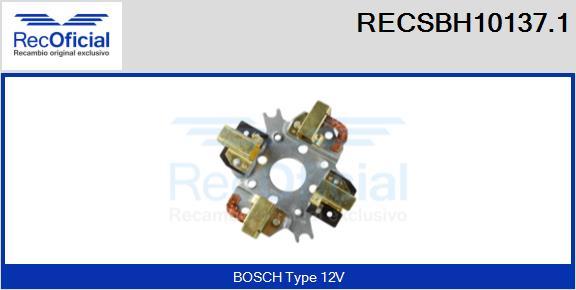 RECOFICIAL RECSBH10137.1 - Държач, карбонови четки vvparts.bg