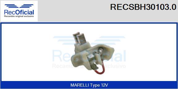 RECOFICIAL RECSBH30103.0 - Държач, карбонови четки vvparts.bg