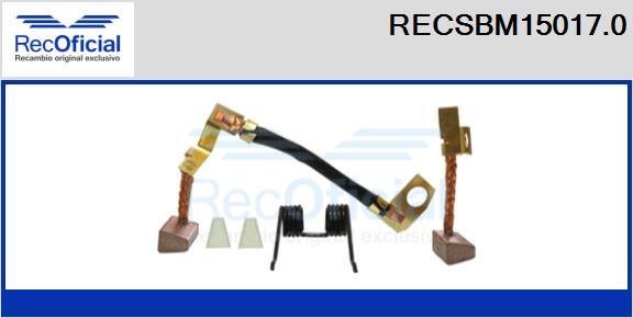 RECOFICIAL RECSBM15017.0 - Въглеродна четка, стартер vvparts.bg