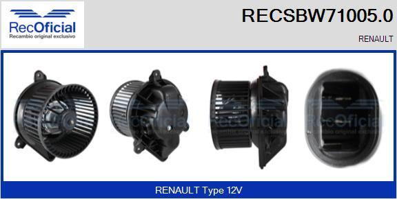 RECOFICIAL RECSBW71005.0 - Вентилатор вътрешно пространство vvparts.bg