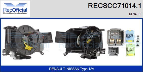 RECOFICIAL RECSCC71014.1 - Лентов кабел, Airbag vvparts.bg