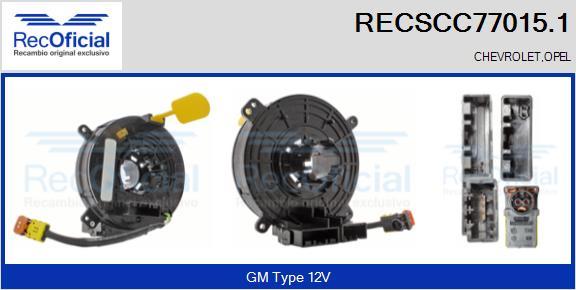 RECOFICIAL RECSCC77015.1 - Лентов кабел, Airbag vvparts.bg