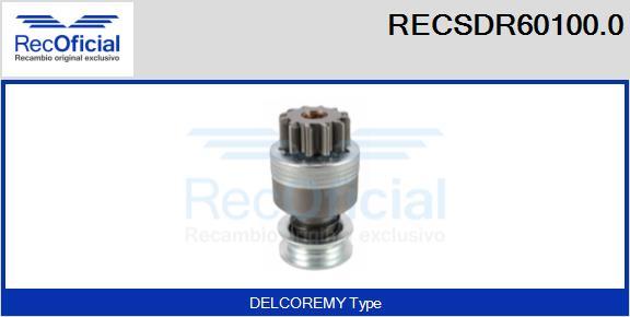 RECOFICIAL RECSDR60100.0 - Зъбно колелце, стартер vvparts.bg