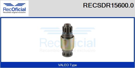 RECOFICIAL RECSDR15600.0 - Зъбно колелце, стартер vvparts.bg