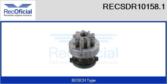 RECOFICIAL RECSDR10158.1 - Зъбно колелце, стартер vvparts.bg