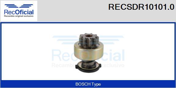 RECOFICIAL RECSDR10101.0 - Зъбно колелце, стартер vvparts.bg