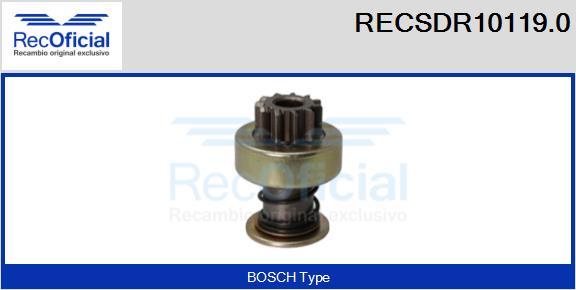 RECOFICIAL RECSDR10119.0 - Зъбно колелце, стартер vvparts.bg