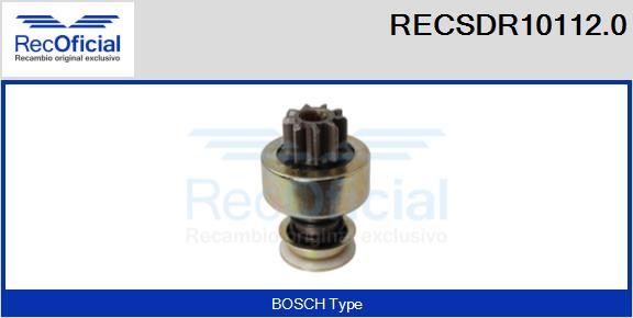 RECOFICIAL RECSDR10112.0 - Зъбно колелце, стартер vvparts.bg