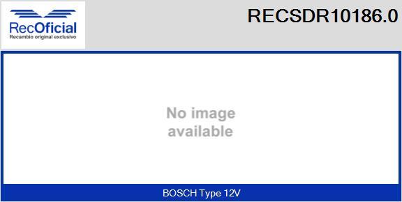 RECOFICIAL RECSDR10186.0 - Зъбно колелце, стартер vvparts.bg
