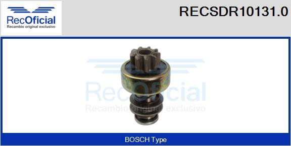 RECOFICIAL RECSDR10131.0 - Зъбно колелце, стартер vvparts.bg