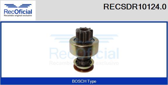 RECOFICIAL RECSDR10124.0 - Зъбно колелце, стартер vvparts.bg