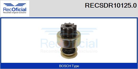 RECOFICIAL RECSDR10125.0 - Зъбно колелце, стартер vvparts.bg