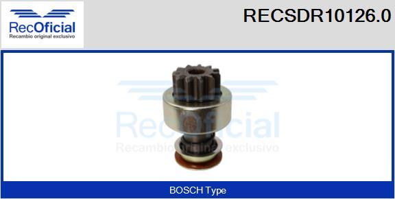 RECOFICIAL RECSDR10126.0 - Зъбно колелце, стартер vvparts.bg