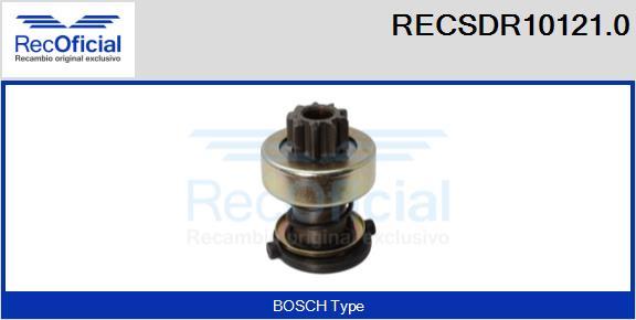 RECOFICIAL RECSDR10121.0 - Зъбно колелце, стартер vvparts.bg