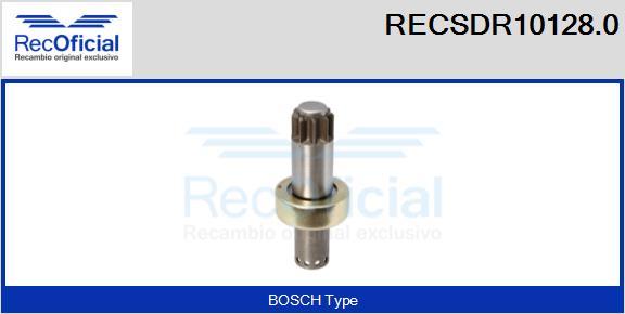 RECOFICIAL RECSDR10128.0 - Зъбно колелце, стартер vvparts.bg