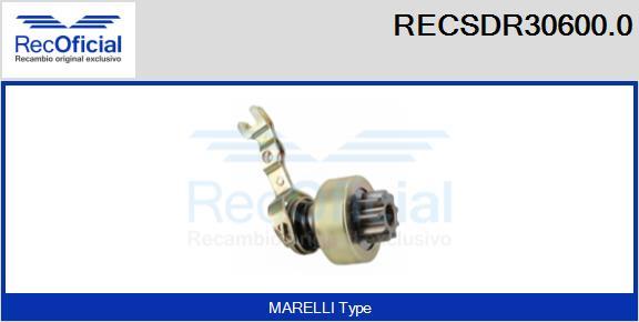 RECOFICIAL RECSDR30600.0 - Зъбно колелце, стартер vvparts.bg