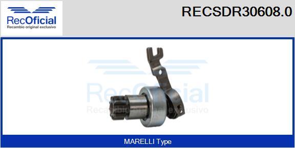 RECOFICIAL RECSDR30608.0 - Зъбно колелце, стартер vvparts.bg