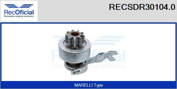 RECOFICIAL RECSDR30104.0 - Зъбно колелце, стартер vvparts.bg