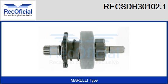 RECOFICIAL RECSDR30102.1 - Зъбно колелце, стартер vvparts.bg