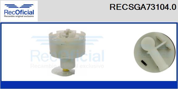 RECOFICIAL RECSGA73104.0 - Горивопроводен модул (горивна помпа+сонда) vvparts.bg
