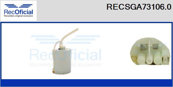 RECOFICIAL RECSGA73106.0 - Горивопроводен модул (горивна помпа+сонда) vvparts.bg