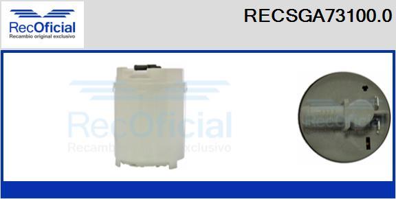 RECOFICIAL RECSGA73100.0 - Горивопроводен модул (горивна помпа+сонда) vvparts.bg