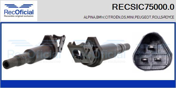 RECOFICIAL RECSIC75000.0 - Запалителна бобина vvparts.bg