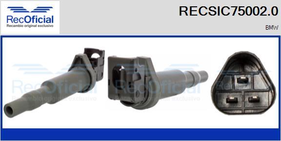 RECOFICIAL RECSIC75002.0 - Запалителна бобина vvparts.bg