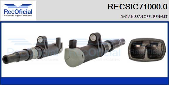 RECOFICIAL RECSIC71000.0 - Запалителна бобина vvparts.bg