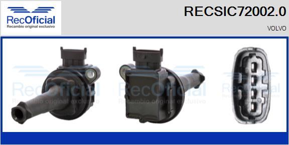 RECOFICIAL RECSIC72002.0 - Запалителна бобина vvparts.bg