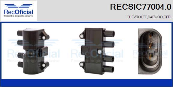 RECOFICIAL RECSIC77004.0 - Запалителна бобина vvparts.bg