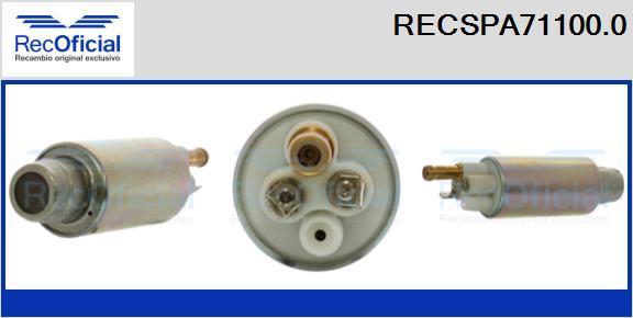 RECOFICIAL RECSPA71100.0 - Горивна помпа vvparts.bg