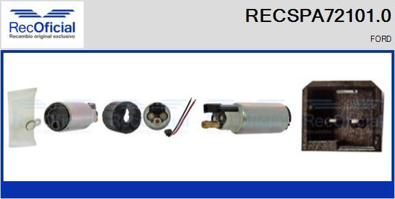 RECOFICIAL RECSPA72101.0 - Горивна помпа vvparts.bg