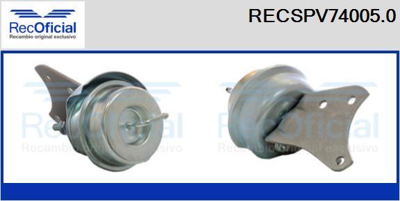 RECOFICIAL RECSPV74005.0 - Регулиращ клапан за налягане на турбината vvparts.bg