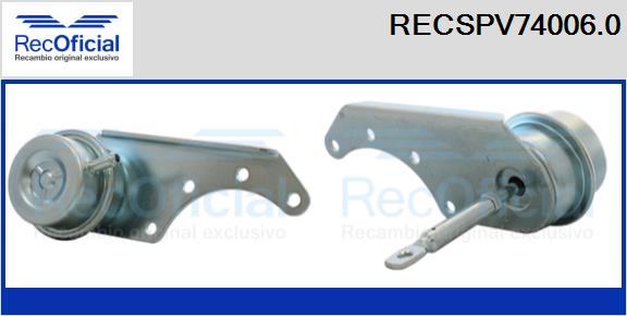RECOFICIAL RECSPV74006.0 - Регулиращ клапан за налягане на турбината vvparts.bg