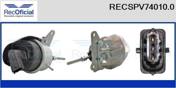 RECOFICIAL RECSPV74010.0 - Регулиращ клапан за налягане на турбината vvparts.bg