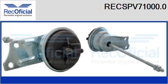 RECOFICIAL RECSPV71000.0 - Регулиращ клапан за налягане на турбината vvparts.bg