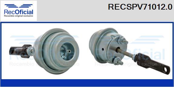RECOFICIAL RECSPV71012.0 - Регулиращ клапан за налягане на турбината vvparts.bg