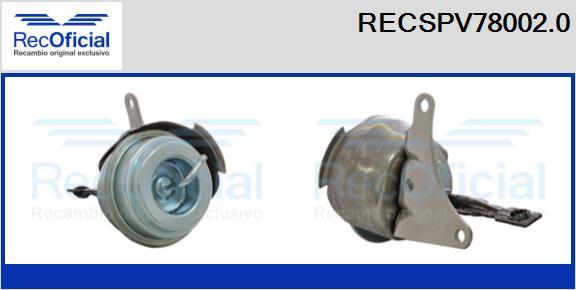 RECOFICIAL RECSPV78002.0 - Регулиращ клапан за налягане на турбината vvparts.bg