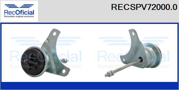 RECOFICIAL RECSPV72000.0 - Регулиращ клапан за налягане на турбината vvparts.bg