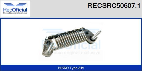 RECOFICIAL RECSRC50607.1 - Изправител, генератор vvparts.bg