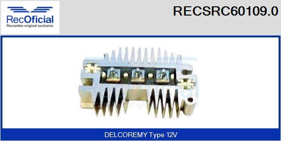 RECOFICIAL RECSRC60109.0 - Изправител, генератор vvparts.bg