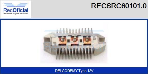 RECOFICIAL RECSRC60101.0 - Изправител, генератор vvparts.bg