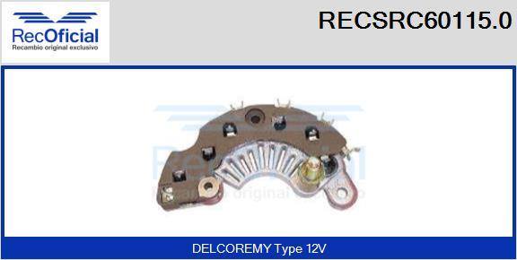 RECOFICIAL RECSRC60115.0 - Изправител, генератор vvparts.bg