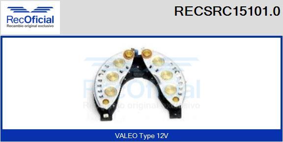 RECOFICIAL RECSRC15101.0 - Изправител, генератор vvparts.bg