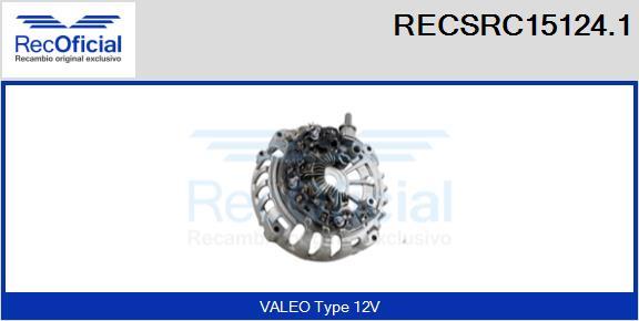 RECOFICIAL RECSRC15124.1 - Изправител, генератор vvparts.bg