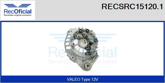 RECOFICIAL RECSRC15120.1 - Изправител, генератор vvparts.bg