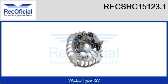 RECOFICIAL RECSRC15123.1 - Изправител, генератор vvparts.bg