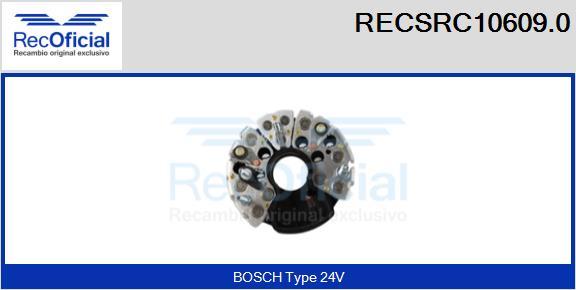 RECOFICIAL RECSRC10609.0 - Изправител, генератор vvparts.bg